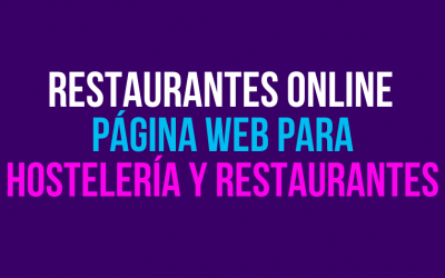 Página web para restaurantes y hostelería